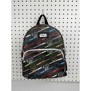 Funko Star Wars Mini Backpack Neon Lightsaber‎ Character Print Faux Leather Bag